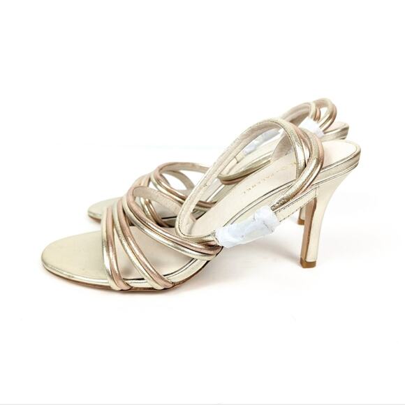 Koko + Palenki Multi Metallic Double Strap Odin Heels Size 7 - Picture 5 of 9